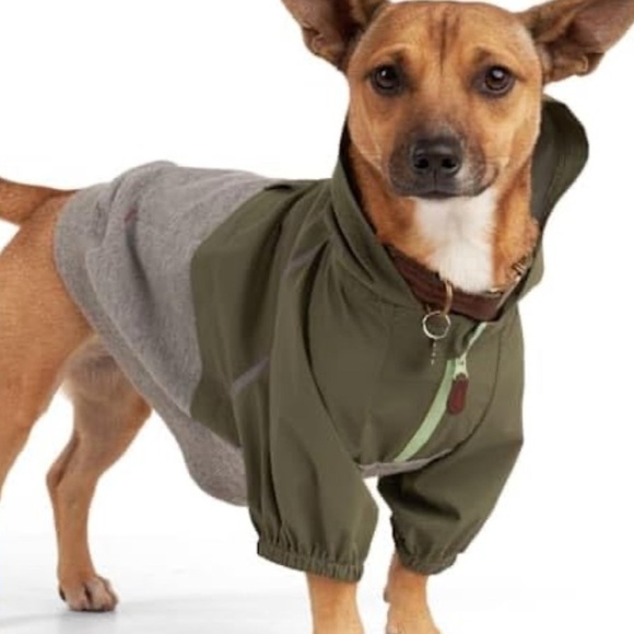 REDDY Dog Windbreaker Sports Color-Block Dog Hoodie - Picture 1 of 9